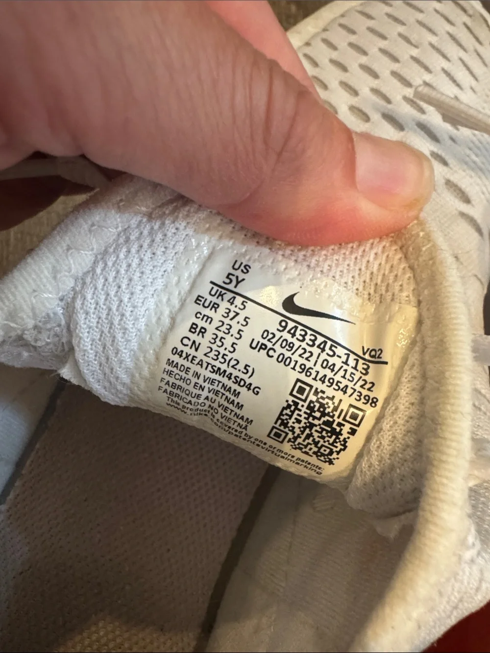 Nike Kids Air Max 270 White with Coral and Mint Accents